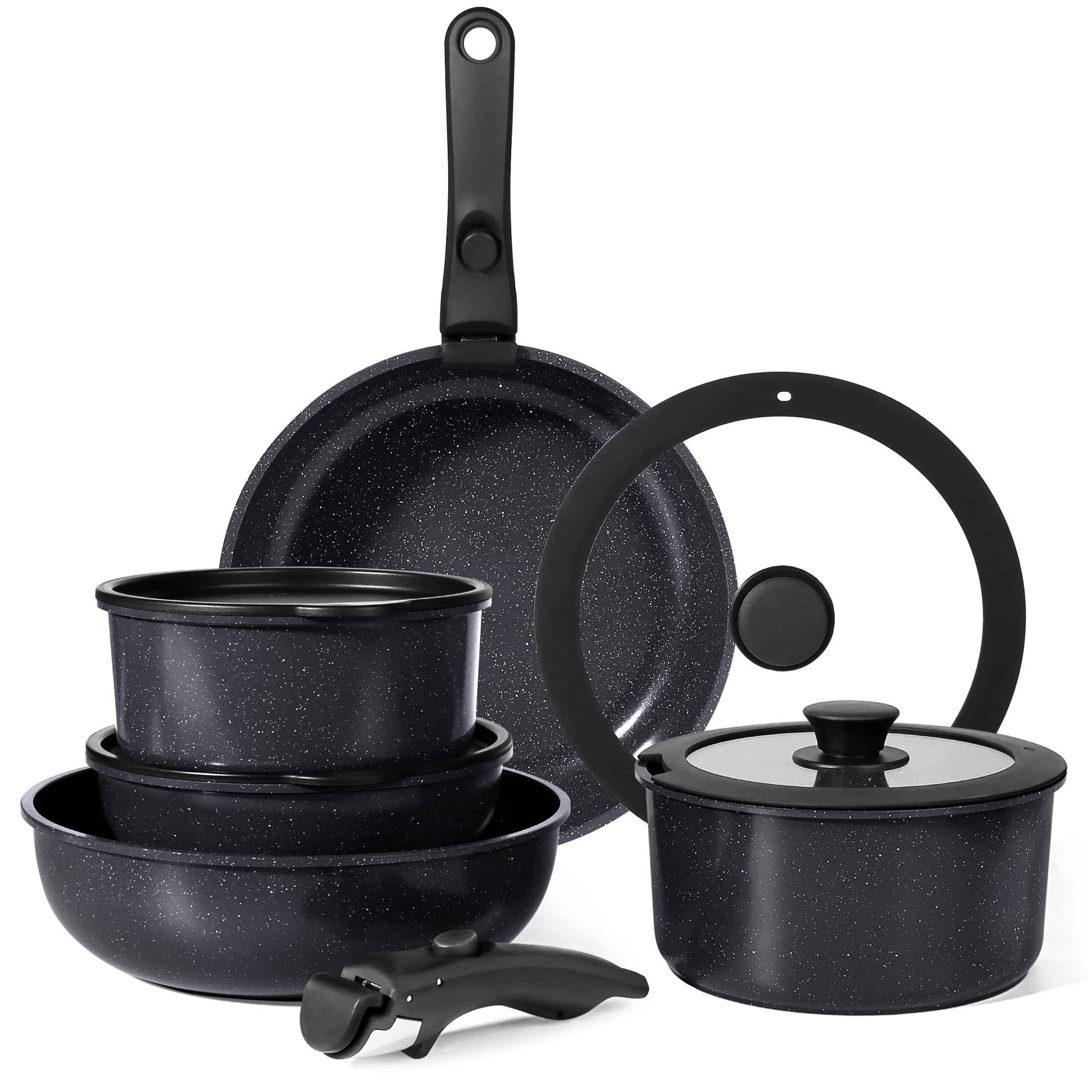 Amazon.co.jp: GiPP セラミックコーティング フライパン セット 11点